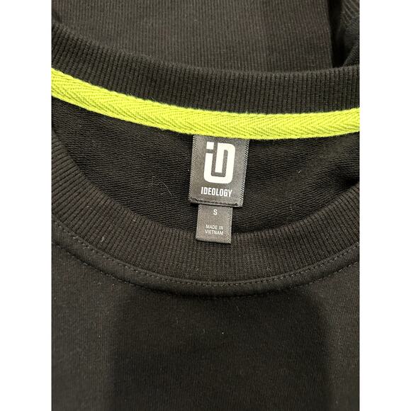 ID Ideology Women's Comfort Crewneck Long Sleeve Tunic Top - Deep Black Small S - Picture 5 of 6